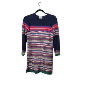 Hanna Andersson  Sweater‎ Dress Girls  Navy Blue Long Sleeve Sz 140 US 10